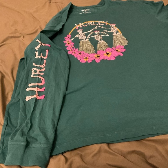 HURLEY HULASKEL Womens Oversized Tee size large - Picture 7 of 8